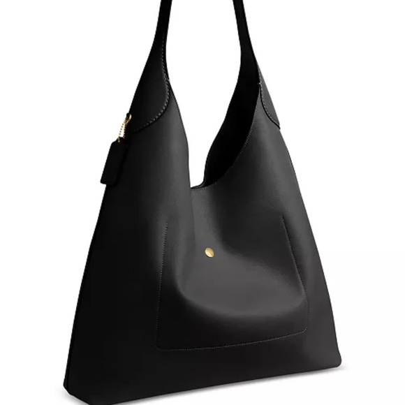 NWT Coach Black Brooklyn 28 Leather Shoulder Bag - Picture 3 of 11